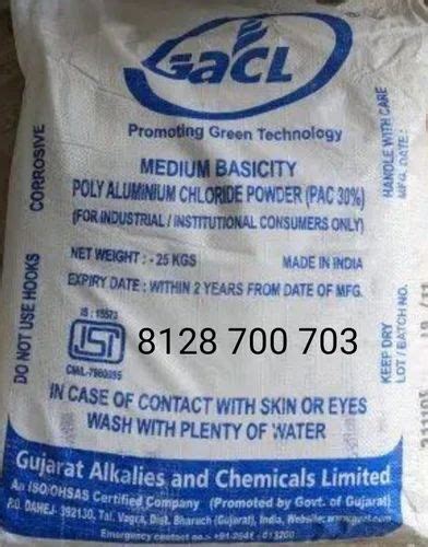 Poly Aluminium Chloride, For Industrial, 100% at ₹ 35/kg in Ahmedabad ...