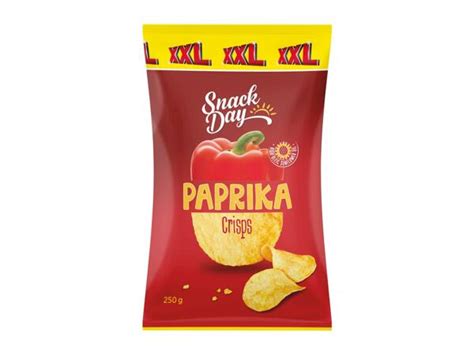 Snack Day Paprika Crisps Lidl Great Britain Specials Archive