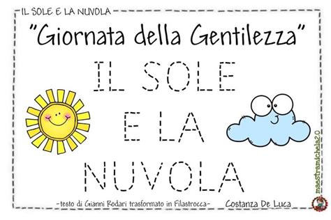 An Image Of Spanish Words With Sun And Clouds