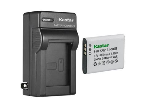 Kastar 1 Pack Battery And AC Wall Charger Replacement For Olympus Li