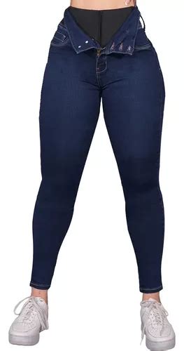 Jeans Dama Pantalones Mujer Levanta Pompa Ajusta Cintura Meses Sin