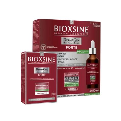 Bioxsine Dermagen Forte Spray Serum 3 х 50 ml 300 ml шампон гратис