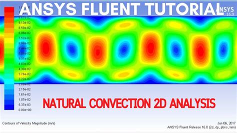 Ansys Fluent Tutorial Natural Convection 2d Analysis Diffusion