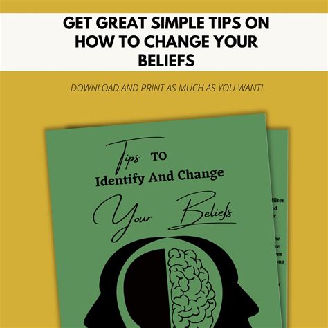 Tips to Identify and Change Your Beliefs, Change Your Beliefs, How to ...