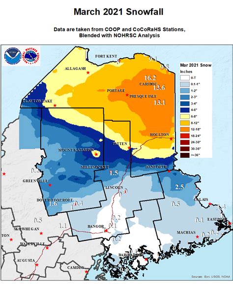 Monthly And Seasonal Snow Maps