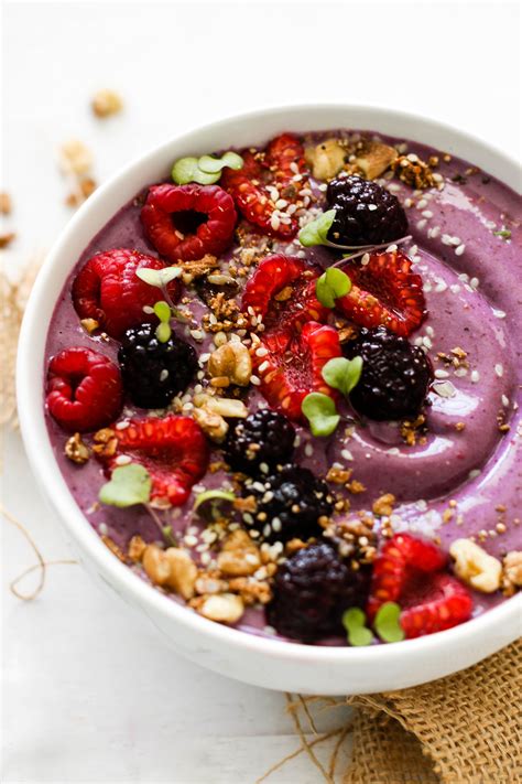 Banana Free Smoothie Bowls Ways Flora Vino Banana Free