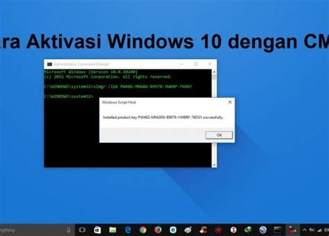 5 Cara Aktivasi Windows 10 Permanen Dengan Mudah Cepat