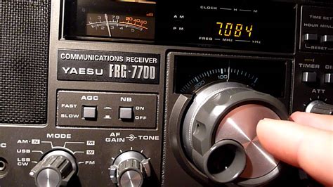 Amateurfunk Amateur Ham Radio Kurzwelle Shortwave Yaesu Frg Youtube