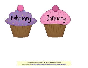 Free Printable Birthday Chart Cupcake Birthday Charts Off