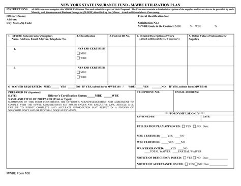 Mwbe Form Fill Out Printable Pdf Forms Online