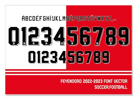 Font Vector Feyenoord 2022 2023 Font SVG AI Eps Pdf TTF Etsy Hong Kong