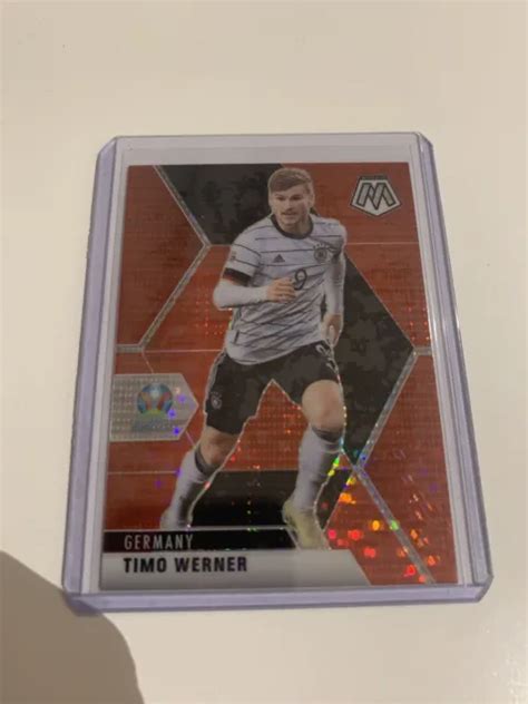 TIMO WERNER Germany 2021 Panini Mosaic UEFA EURO Red Pulsar 124 EUR