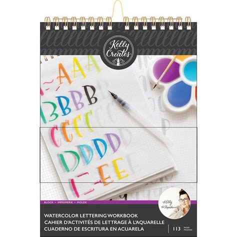 Buy Online Kelly Creates Watercolor Brush Lettering Collection Block