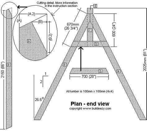 🔨 How to make a garden swing seat support frame | BuildEazy | Swing set plans, Wooden swing set ...