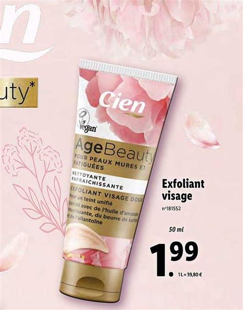 Promo Exfoliant Visage Cien Chez Lidl Icatalogue Fr