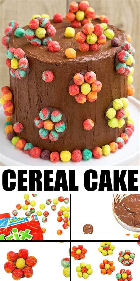 Easy Cereal Cake {With Trix} - CakeWhiz