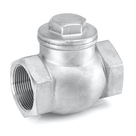 Stainless Steel Horizontal Lift Check Valve Screwed In Bonnet Type Pn