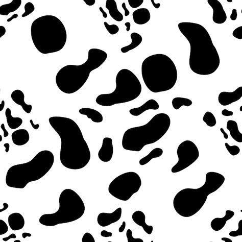 Premium Vector Cow Spots Seamless Pattern Endless Texture