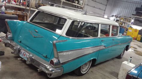 1957 Chevy Bel Air 4 Door Station Wagon Classic Chevrolet Bel Air150