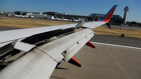 Boeing 737 Landing At PDX Portland International Airport Southwest