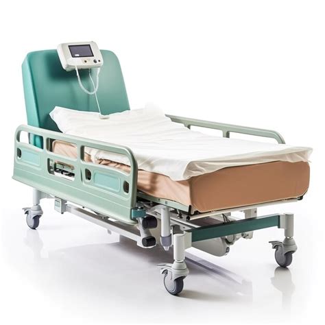 Premium Photo Hospital Bed Isolated On White Award Winning Studio Photogr