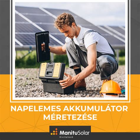 Napelem akkumulátor méretezés Manitu Solar