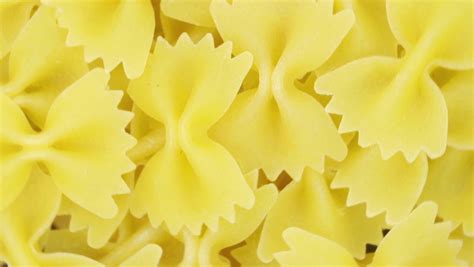 Farfalle Bow Shaped Pasta Stock Footage Video 100 Royalty Free