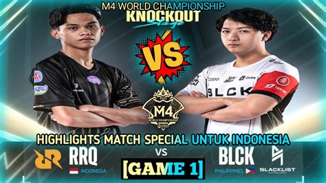 Game 1 RRQ HOSHI VS BLACKLIST INTERNATIONAL M4 World Championship