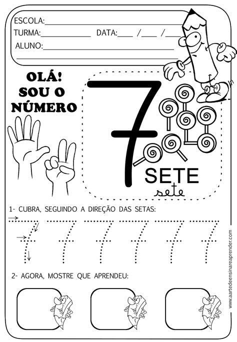 28 Atividades Numeral Correspondente Para Imprimir Artofit