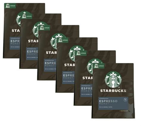 Starbucks Espresso Roast Nespresso Compatible Pods Value Pack X 108