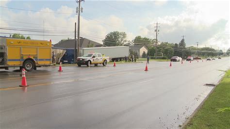 A tractor-trailer crashed into the Monroe Tractor in Cheektowaga ...