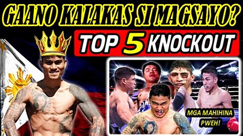 MARK MAGSAYO KNOCKOUT HIGHLIGHTS YouTube