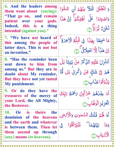 Surah Sad English Quran O Sunnat