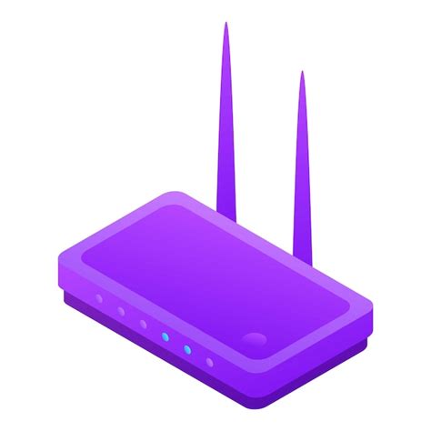 Premium Vector Wifi Router Icon Isometric Of Wifi Router Vector Icon