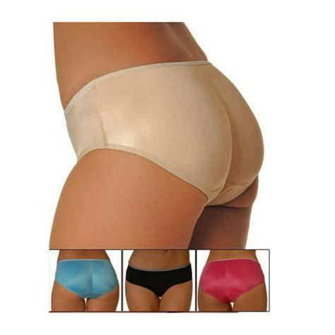 Fullness Seamless Low Rise Butt Padded Underwear Brief Enhancer Shaper Panty Butt Lifter S