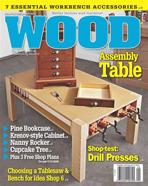 Wood Issue 241 September 2016 Woodworking Plan From Wood Magazine