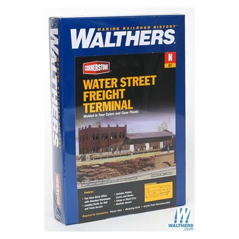 Walthers Cornerstone N Water Street Freight Terminal Kit