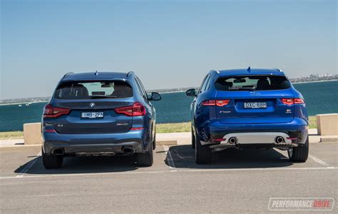 2018 Jaguar F PACE S Vs BMW X3 M40i Performance SUV Comparison Video