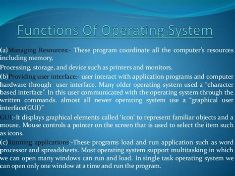 Operating System Ppt