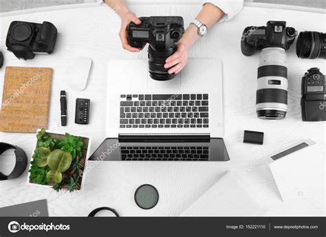 Photographer professional equipment Stock Photo by ©belchonock 152221110