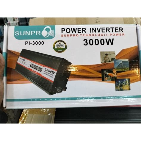 Jual Power Inverter Sunpro Watt Digital Led V To Ac V W