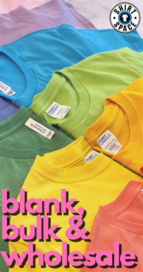 Blank Bulk Wholesale T Shirts For Apparel Decorating Shirtspace