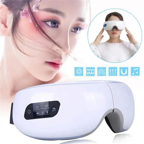 Eye Massager Myopia Dark Circles Remover Wireless Charging Spa Air Pressure Vibration Magnetic