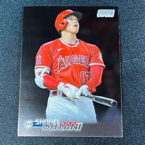 最新 2023 Topps Stadium Club 大谷翔平 No136 クロームパラレルカード Chrome スタジアムクラブその他