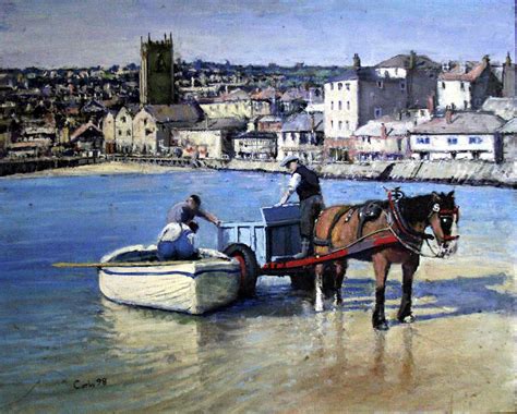 St Ives Cornwall Oil Painting Photo Of A Painting I Did Ye Flickr