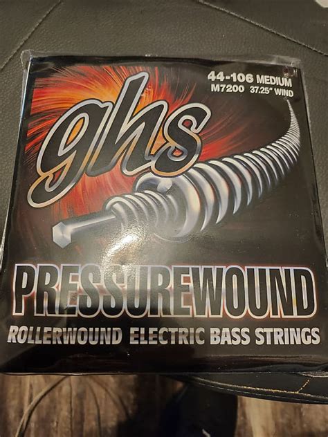 Ghs M7200 Unopened Pressurewound Bass Strings Long Scale Reverb