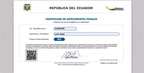 CÓMO OBTENER EL CERTIFICADO DE ANTECEDENTES PENALES DE ECUADOR ONLINE