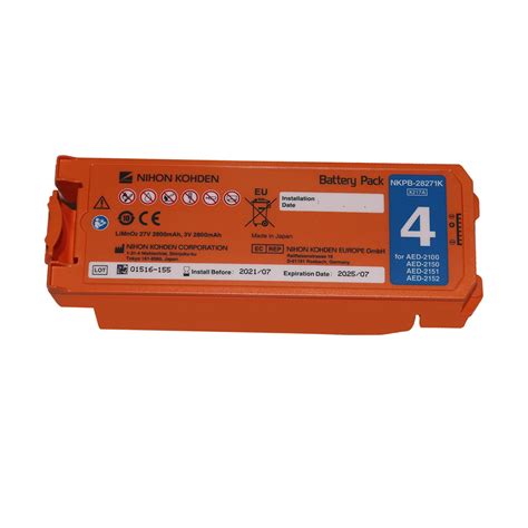 Original Nihon Kohden Aed Defibrillation Battery