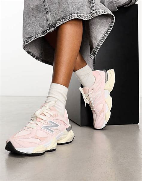 New Balance 9060 Sneakers In Pink Asos