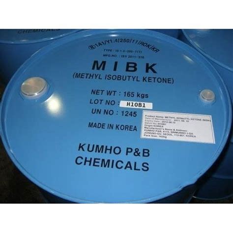 Methyl Isobutyl Ketone 99 165 Kg Drum For Pharmaceutical Industry